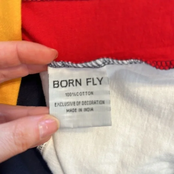 Born Fly Men’s 3XL Colorful 100% Cotton T Shirt - Picture 5 of 5
